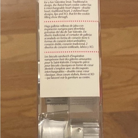 New Wilton Heart Linzer Cookie Cutter Set - Picture 3 of 4